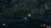 You’ll find a Treasure Carp Scale along the rocky path