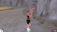 3/8: Starting from the Brawlers’ Cave entrance, turn right. It’s buried next to a small rock by the cliff wall, near the cave entrance.