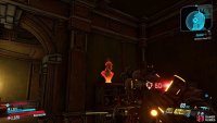 From the chest turn to your right and you&rsquo;ll see a glowing statue, shoot the Bullseye above it, 
