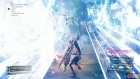 Avoid Crab Warden’s “Surge” attack by staying between the tracks.