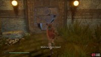 Head down the small path near the Mantis and Force Push open the wall