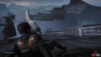 after the cutscene has ended you&rsquo;ll find yourself sliding down the ship,