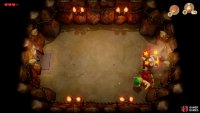 in order to defeat the King Moblin you&rsquo;ll need to wait for him to charge towards you and hit the wall, 