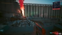 The Petrochem Stadium Airdrop is across the rubble left of the exit.