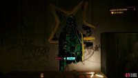 In the hallway outside the apartment you&rsquo;ll find the King of Pentacles tarot graffiti.