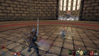 Look out for this animation when Brand Squire curls up and assumes a squat position, signalling the incoming fire attack.