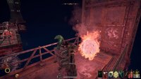 After resting one hour, the fireball will have turned into a fire moon which you can interact with.