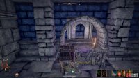 Interact with the Sutherland Family Altar and provide it with one of the Greasy Ferns that you picked up from the first room.