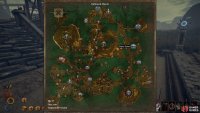 The Giant&rsquo;s Ruins as seen on the map, south of Giant&rsquo;s Village.