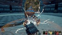The lightning discharge will knock you down if you don&rsquo;t evade it.