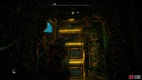 Place it inside the tower and climb up