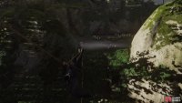 now use the grappling hook to swing across the wall that&rsquo;s blocking the path.