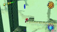 spray the left cliff&rsquo;s switch and hover over for Blue Coin #14
