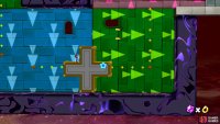 Make sure you&rsquo;re standing on the top left side of the cross as you move into the green gravity section.