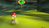 Being in the toxic gas will slowly deplete Mario&rsquo;s health