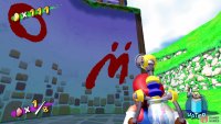 Clean the &ldquo;M&rdquo; graffiti to get Blue Coin #5