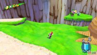 Yoshi&rsquo;s egg can be found behind the tree that looks like a Pianta