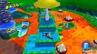 When you&rsquo;ve reached the fludd pack, use it to spray the graffiti M for Blue Coin #15.