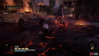 You should avoid the red rune aura attacks of the bandits with a dodge or roll, as they can&rsquo;t be parried.