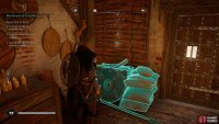 Inspect the packed bags within Birna&rsquo;s house.