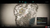 The location of Ymir&rsquo;s Blood Stone 17, northeast of Thrym&rsquo;s House.
