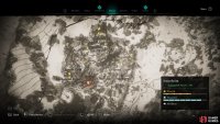 The location of Ymir&rsquo;s Blood Stone 22, east of the Enchanted Tower in Utgard.