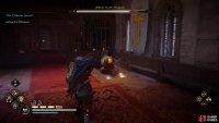 You can shoot the Champion&rsquo;s weak point on his left shoulder to leave him vulnerable to a stun attack.