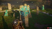 Once you&rsquo;re atop the stone, face east and move your camera until the symbol aligns.
