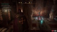 When Engelwin&rsquo;s guest leaves the pool, enter it to begin the ritual.