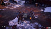 If health is low and you&rsquo;d rather not use rations, look for a cauldron from which you can eat.