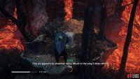 If you find the treasure chest on the way up the mountain, you won&rsquo;t be able to open it before jumping through the rock outcrops.
