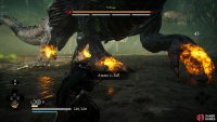 You&rsquo;ll need to hit the weak points on Nidhogg&rsquo;s feet to inflict damage to the white bars under his main health bar.