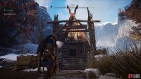 The triangular building, within which you&rsquo;ll find a treasure chest containing the unique weapon, Iron-Star.