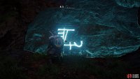 You&rsquo;ll need to use Odin&rsquo;s Sight to highlight the runic inscription, then interact with it to reveal the entrance.