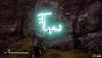 Use Odin&rsquo;s Sight to highlight the runic inscription, then interact with it to reveal the entrance.