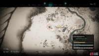 The location of the tree where the key can be found, just west of the Berserker&rsquo;s House.