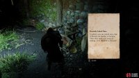 You&rsquo;ll find the clue in the form of a note on the western side of the trade post.