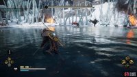 Avoid Loki&rsquo;s projectiles by running either side of them, or dodging and rolling.