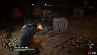 Destroy the boxes to reveal the entrance to the area beneath the house, where you&rsquo;ll find the chest.