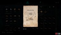 The treasure map is in your inventory once you&rsquo;ve looted it.
