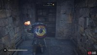 Move the barricade once you&rsquo;ve shot the link of the chandelier, causing it to fall.