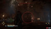 You&rsquo;ll find a movable barricade on the western side of the chamber. Use it to reach the wooden platform.