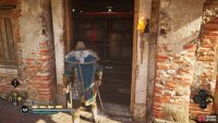 You can push the barricade inward once you&rsquo;ve destroyed the pots and boxes on the other side.