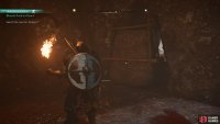 Move the stone barricade to gain access to the cavern where you&rsquo;ll find Ceolbert.