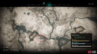 The location of the mystery at Taedden&rsquo;s Shelf, south of Jorvik.
