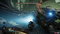 You can strike Nidhogg&rsquo;s neck once he falls to the ground after depleting three white health bars for his feet.