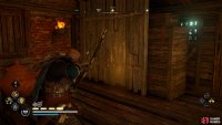 You&rsquo;ll find the chest behind a wooden barrier within the house.