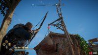 You&rsquo;ll need to shoot the net which is blocking the window before you can climb through it.