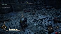 You&rsquo;ll need to break the wooden platforms to reach the area where the chest is located.