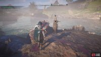 Once you&rsquo;ve looked behind the waterfall, the old woman will appear.